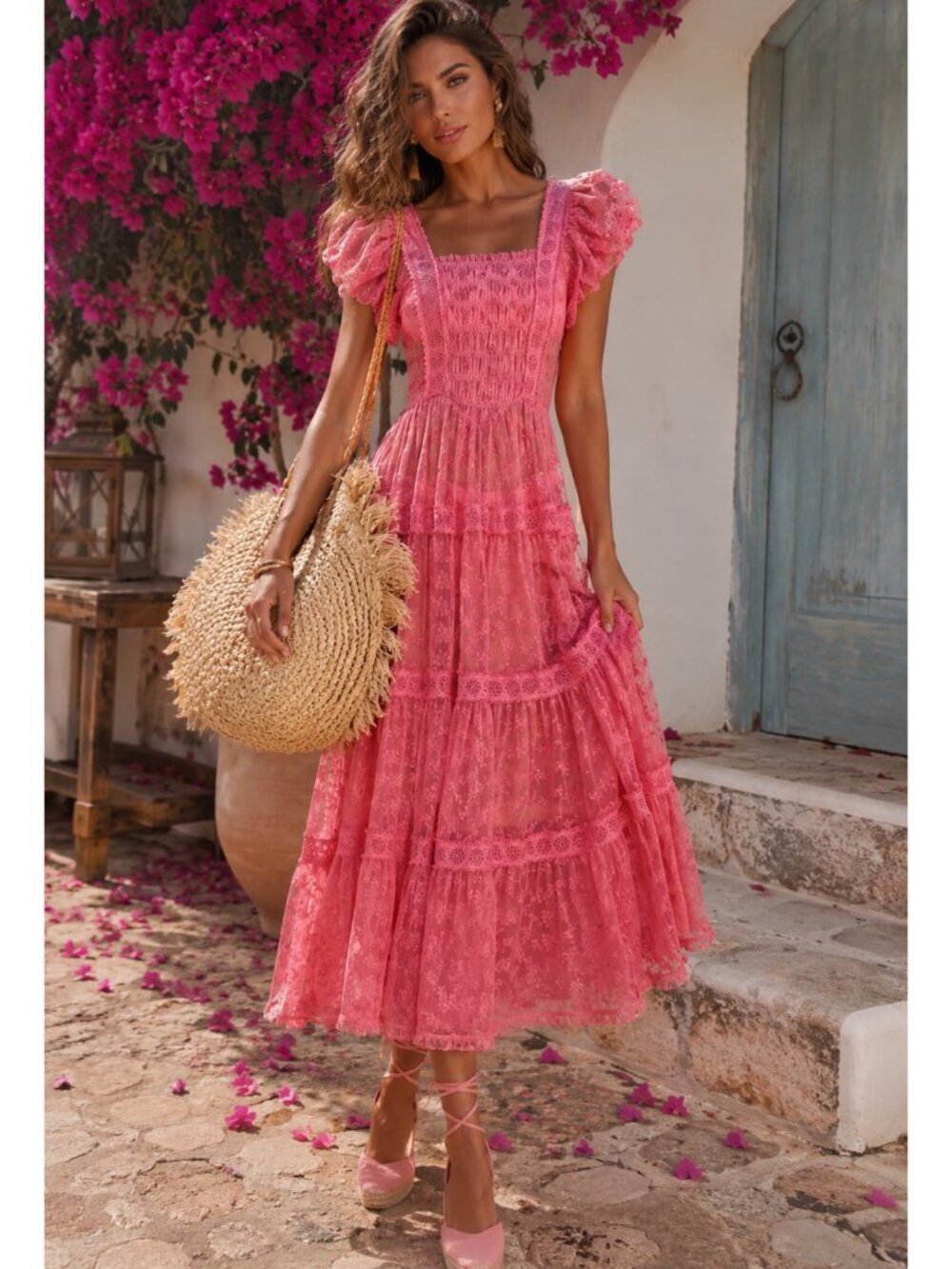 DÔEN  Follow Nadette Midi Dress in Tulle Size XS